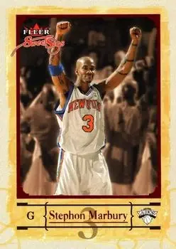 2004-05 Fleer Sweet Sigs #4 Stephon Marbury