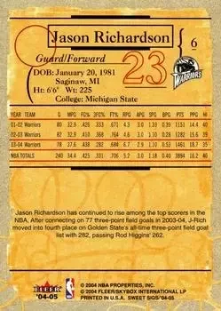 Back of Jason Richardson