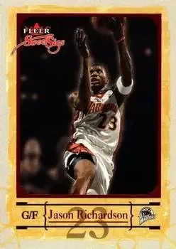 2004-05 Fleer Sweet Sigs #6 Jason Richardson
