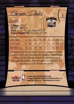 Back of Baron Davis