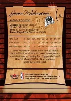 Back of Jason Richardson
