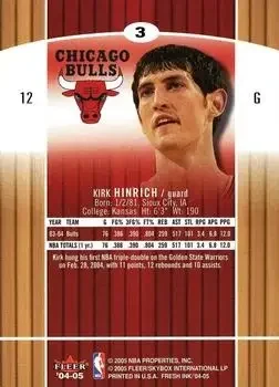 Back of Kirk Hinrich