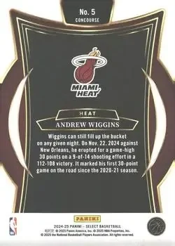 Back of Andrew Wiggins