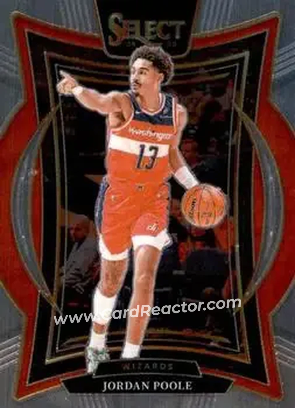2024-25 Panini Select #17 - Jordan Poole - Washington Wizards - Front