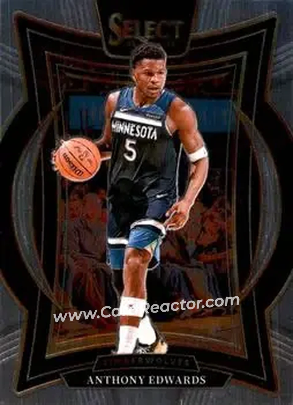 2024-25 Panini Select #23 - Anthony Edwards - Minnesota Timberwolves - Front