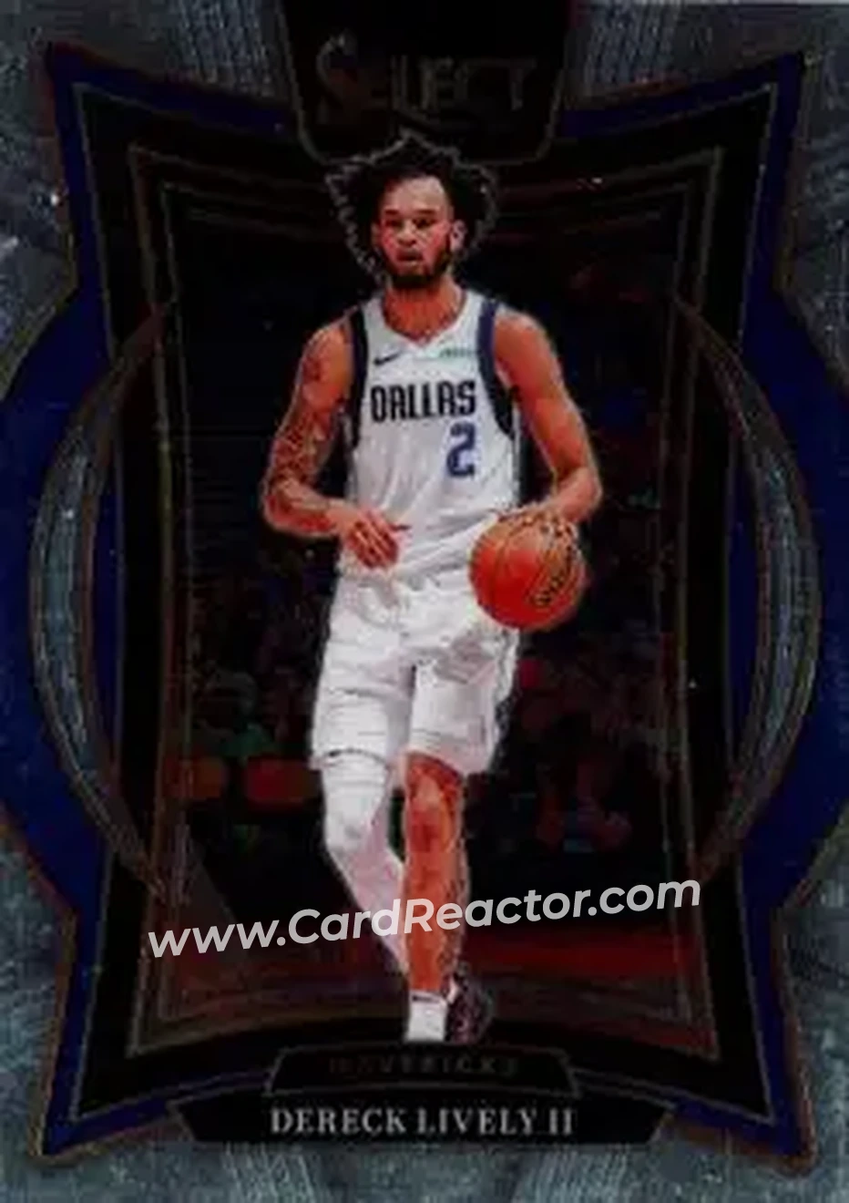 2024-25 Panini Select #26 - Dereck Lively II - Dallas Mavericks - Front 2024-25 Panini Select #26 - Dereck Lively II - Dallas Mavericks - Front