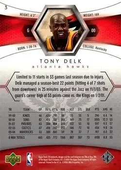 Back of Tony Delk
