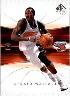 2004-05 SP Authentic #8 - Gerald Wallace - Charlotte Bobcats