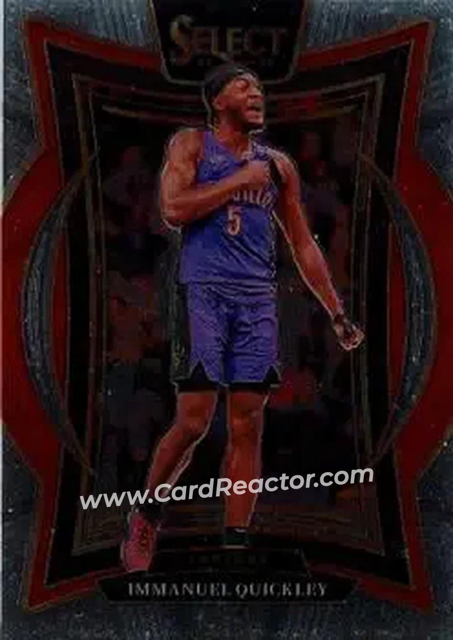 2024-25 Panini Select #41 - Immanuel Quickley - Toronto Raptors - Front