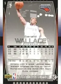 Back of Gerald Wallace