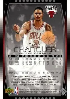 Back of Tyson Chandler
