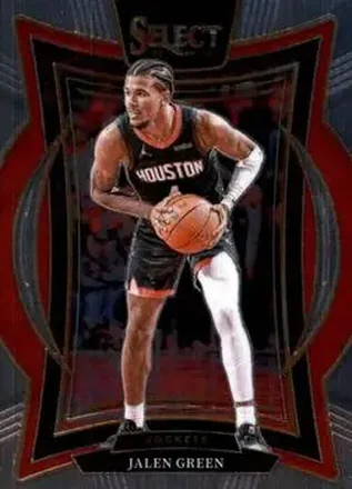 2024-25 Panini Select #47 - Jalen Green - Houston Rockets 2024-25 Panini Select #47 - Jalen Green - Houston Rockets