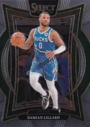 2024-25 Panini Select #55 - Damian Lillard - Milwaukee Bucks