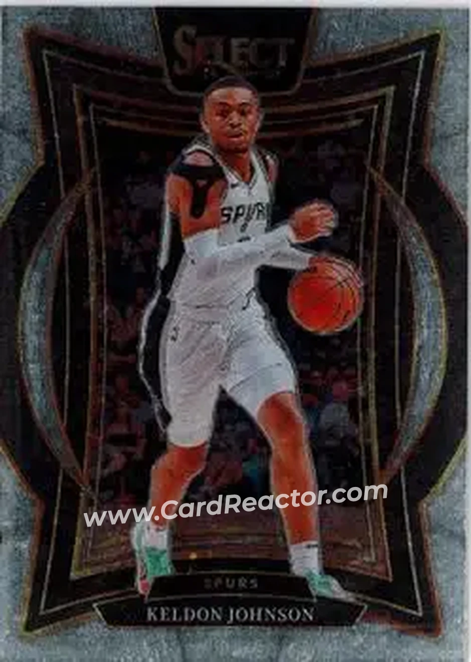 2024-25 Panini Select #58 - Keldon Johnson - San Antonio Spurs - Front