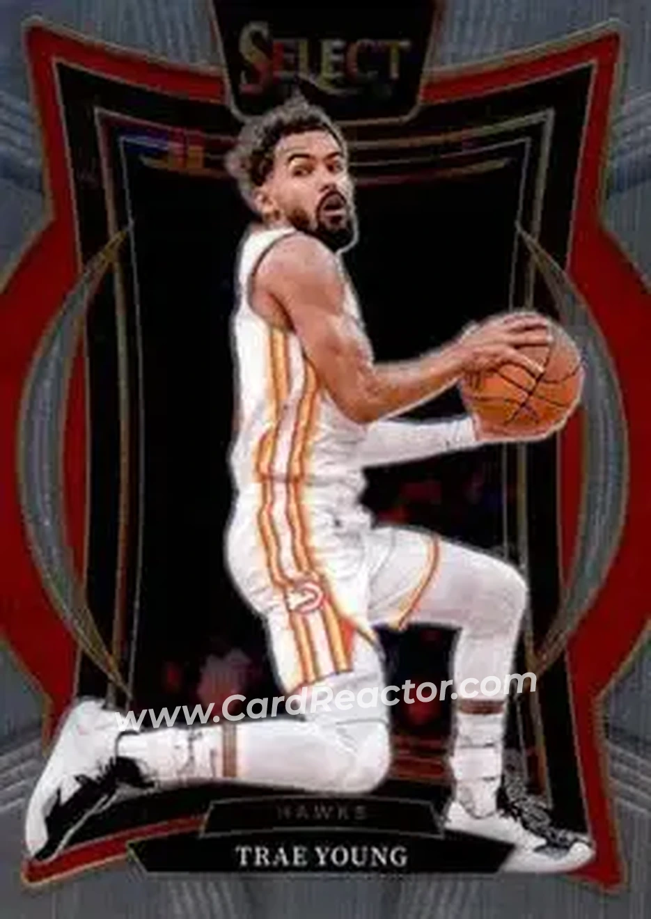 2024-25 Panini Select #63 - Trae Young - Atlanta Hawks - Front