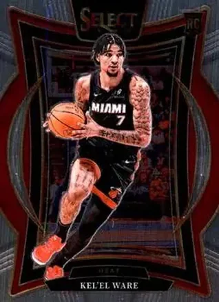 2024-25 Panini Select #66 - Kel'el Ware - Miami Heat