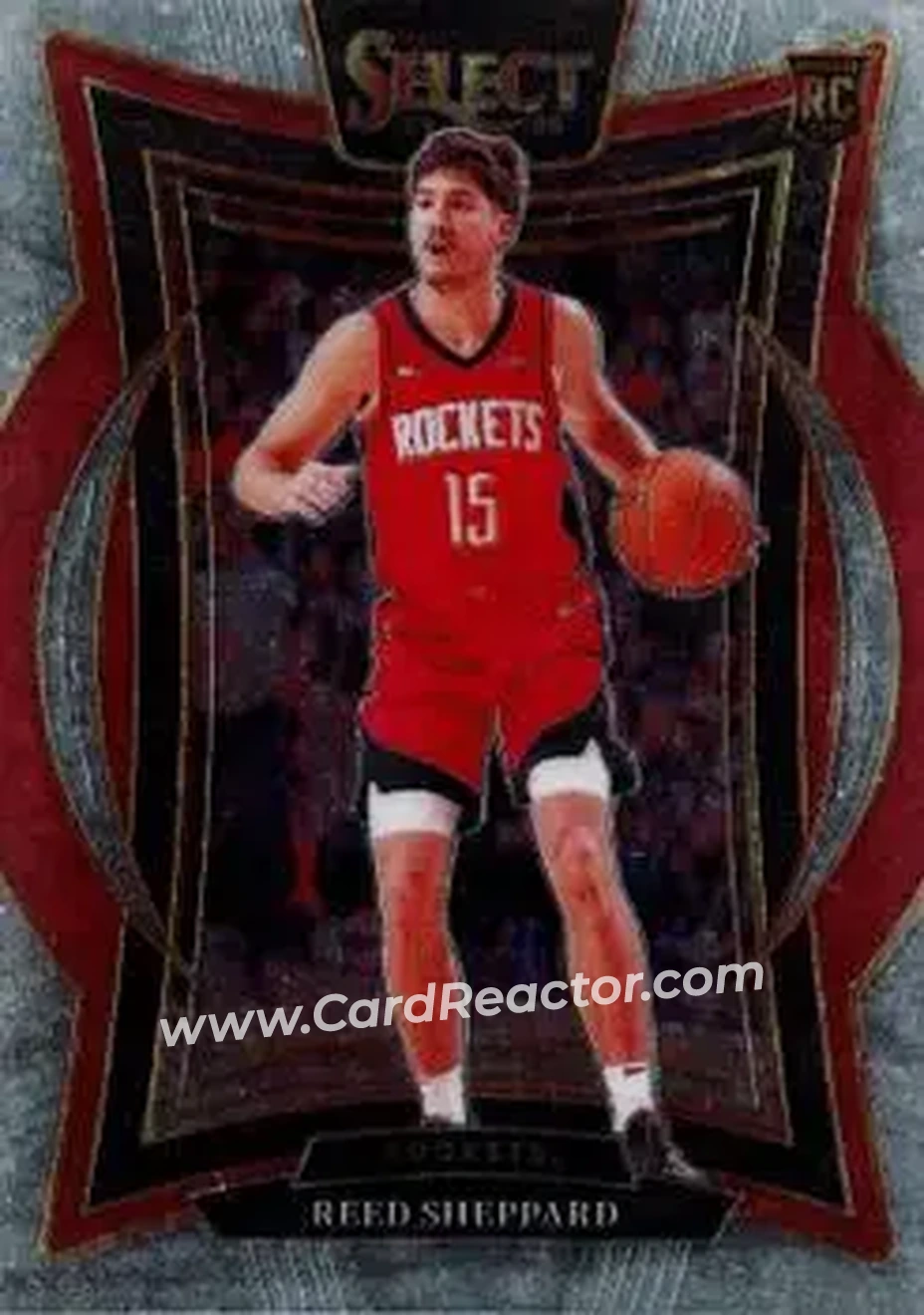 2024-25 Panini Select #68 - Reed Sheppard - Houston Rockets - Front 2024-25 Panini Select #68 - Reed Sheppard - Houston Rockets - Front