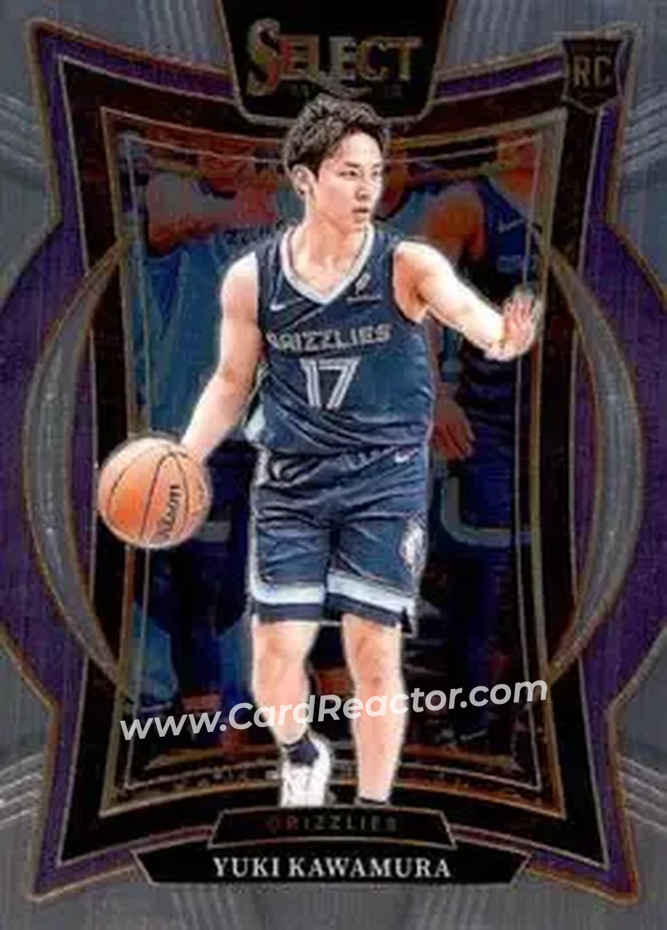 2024-25 Panini Select #76 - Yuki Kawamura - Memphis Grizzlies - Front