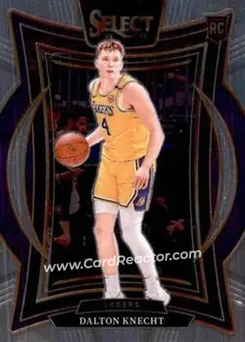 2024-25 Panini Select #91 - Dalton Knecht - Los Angeles Lakers - Front