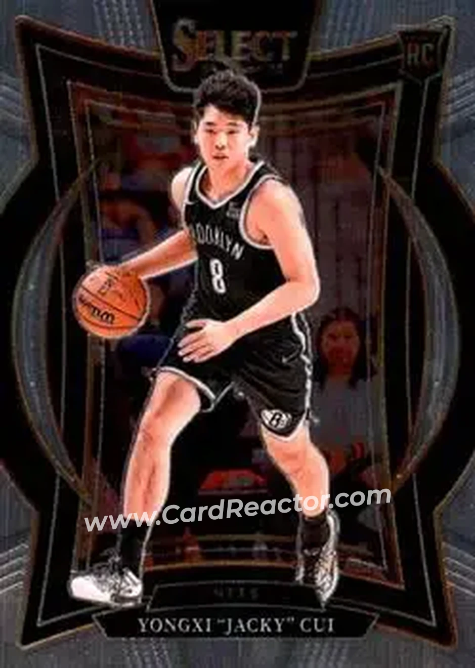 2024-25 Panini Select #94 - Jacky Cui - Brooklyn Nets - Front