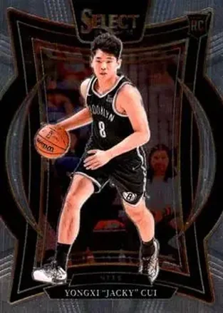 2024-25 Panini Select #94 - Jacky Cui - Brooklyn Nets