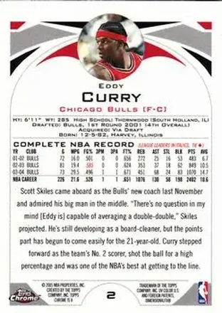 Eddy Curry Rückseite