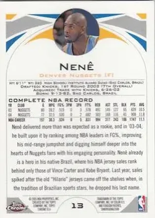 Nenê Rückseite