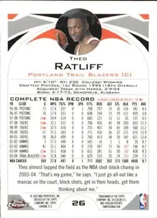 Reverso de Theo Ratliff