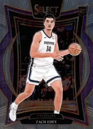 2024-25 Panini Select #98 - Zach Edey - Memphis Grizzlies