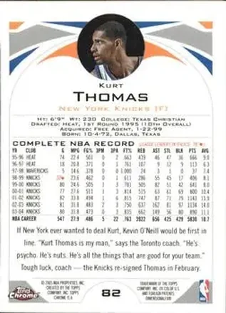 Kurt Thomas Rückseite