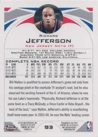 Richard Jefferson Rückseite