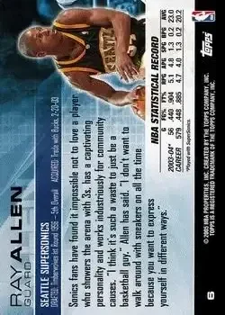 Back of Ray Allen
