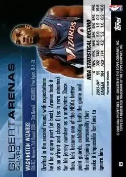 Back of Gilbert Arenas