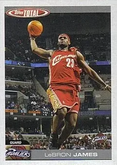 2004-05 Topps Total #4 - LeBron James - Cleveland Cavaliers