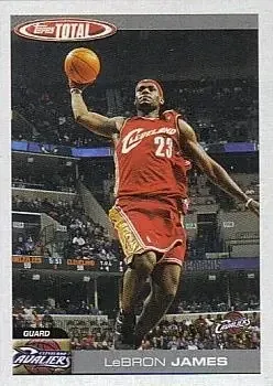 2004-05 Topps Total #4 LeBron James