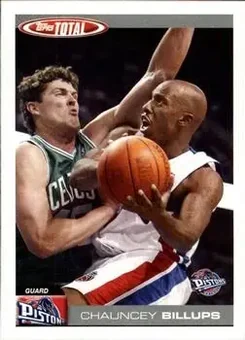 2004-05 Topps Total #7 - Chauncey Billups - Detroit Pistons