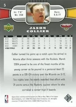 Back of Jason Collier