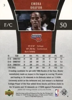 Back of Emeka Okafor