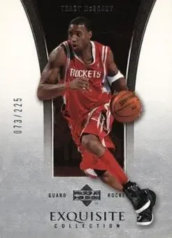 2004-05 Upper Deck Exquisite Collection #13 - Tracy McGrady - Houston Rockets