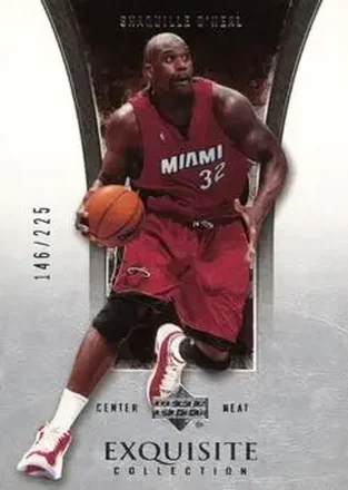 2004-05 Upper Deck Exquisite Collection #20 - Shaquille O'Neal - Miami Heat