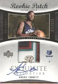 2004-05 Upper Deck Exquisite Collection #43 - Andre Emmett - Memphis Grizzlies