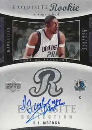 2004-05 Upper Deck Exquisite Collection #70 - D.J. Mbenga - Dallas Mavericks