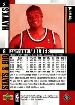 Back of Antoine Walker