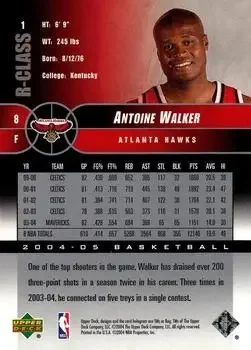 Back of Antoine Walker