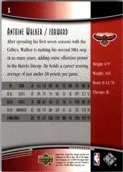 Back of Antoine Walker