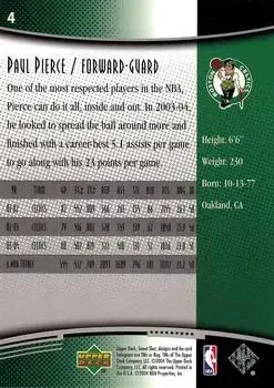Back of Paul Pierce