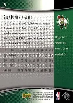 Back of Gary Payton