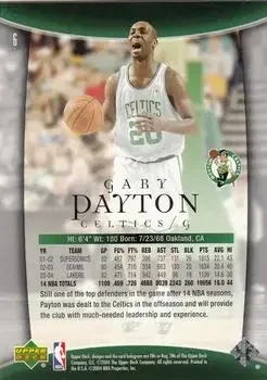 Back of Gary Payton