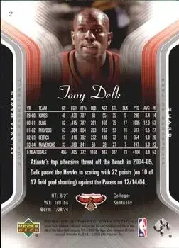 Back of Tony Delk