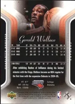 Back of Gerald Wallace